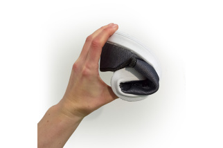 Plátené barefoot tenisky Anatomic ALL IN - sivá/biela