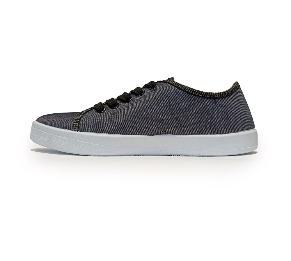 Plátené barefoot tenisky Anatomic ALL IN - sivá/biela