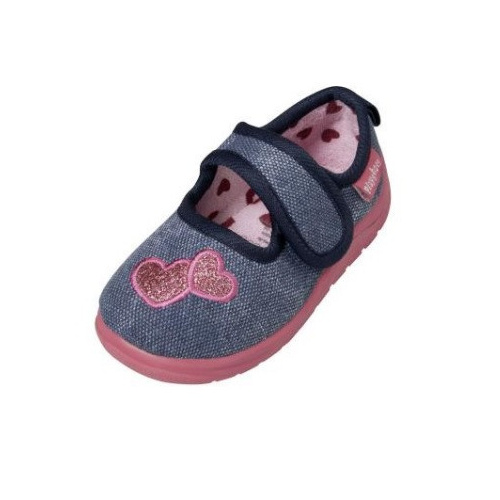 Papučky Playshoes - baleríny srdiečko