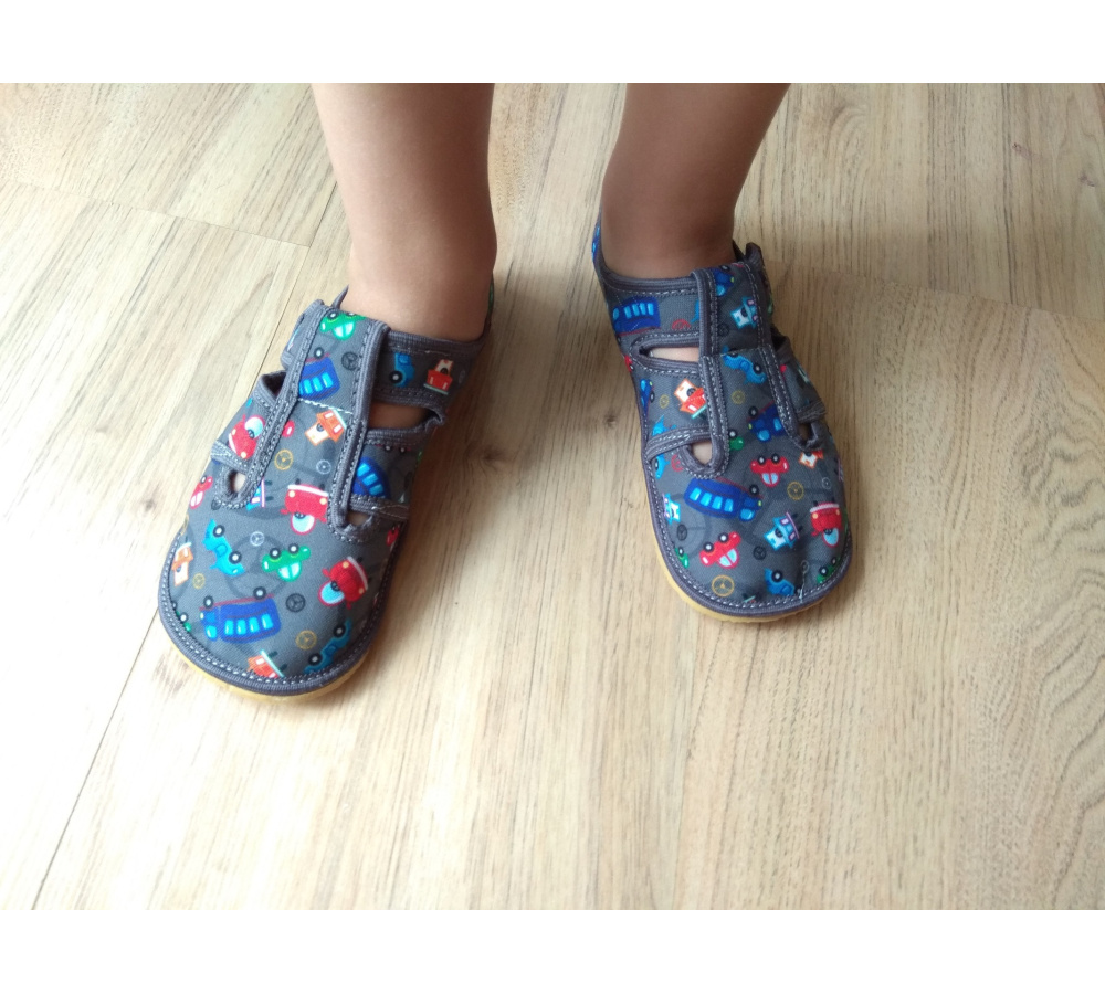 ANATOMIC - barefoot papuče Autá