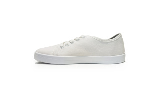 Plátené barefoot tenisky Anatomic ALL IN - biela/biela