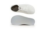 Plátené barefoot tenisky Anatomic ALL IN - biela/biela