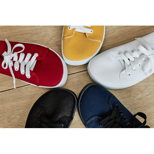 Plátené barefoot tenisky Anatomic ALL IN - biela/biela