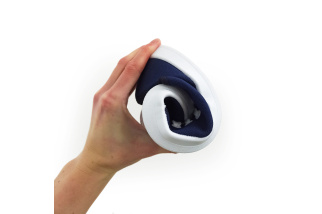 Plátené barefoot tenisky Anatomic ALL IN - tmavomodrá/biela