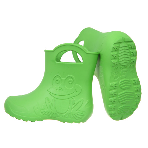 Camminare - detské gumáky žabka - zelené