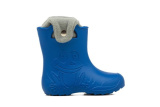Camminare - detské zateplené gumáky žabka - modré