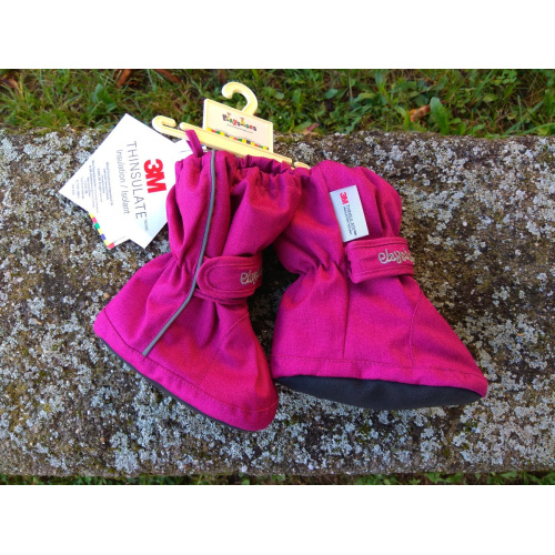 Playshoes Thermo bootie - ružová beere