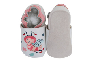 Kožené capačky Lait et Miel - včielka