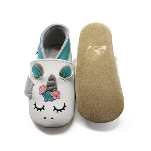 Kožené capačky Lait et Miel - jednorožec