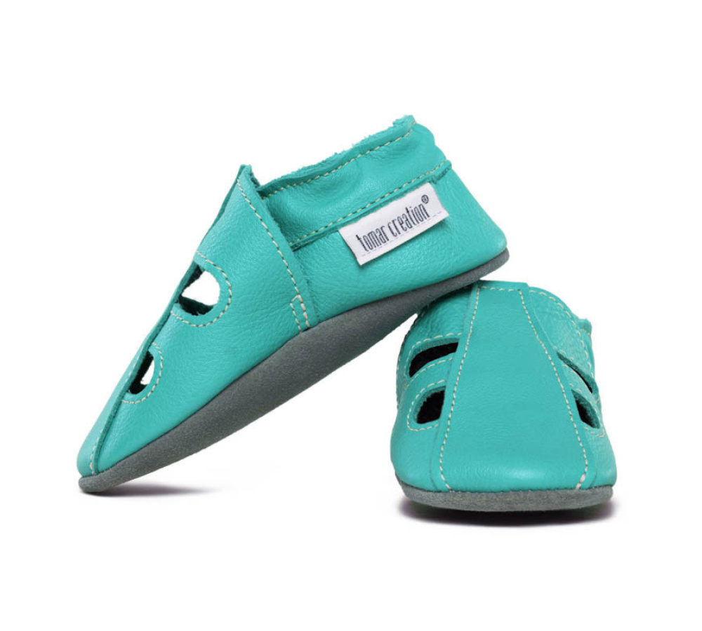 Kožené capačky Tomar - sandálky - jednofarebné - Caraibi S 18/19N