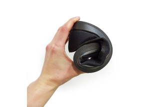 Plátené barefoot baleríny Anatomic ALL IN - čierna/čierna