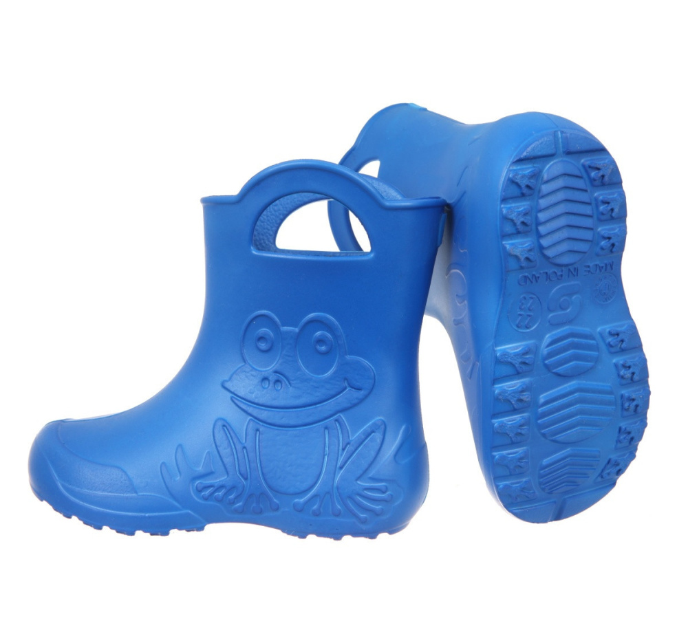 Camminare - detské gumáky žabka - tmavo modré