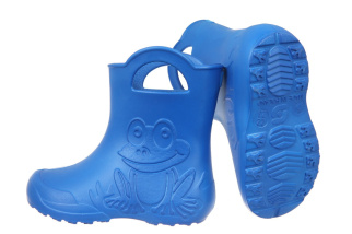 Camminare - detské gumáky žabka - tmavo modré