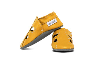 Kožené capačky Tomar - sandálky - jednofarebné - Girasolle S