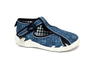 Papuče Renbut - jednofarebné modré