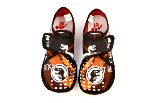 Papuče pre deti - EF - T-Rex - zatvorené