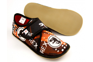 Papuče pre deti - EF - T-Rex - zatvorené