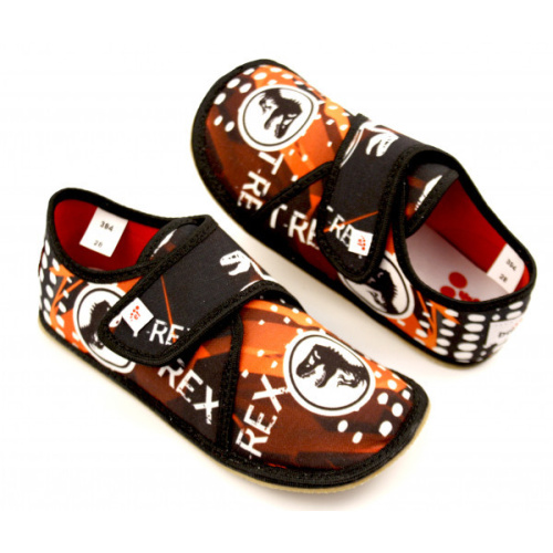 Papuče pre deti - EF - T-Rex - zatvorené