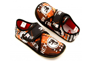 Papuče pre deti - EF - T-Rex - zatvorené