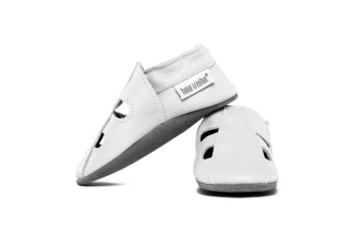 Kožené capačky Tomar - sandálky - jednofarebné - BIANCO S