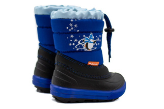 Demar Kenny - detské snehule - modré s tučniakom