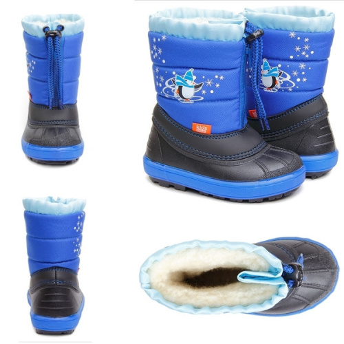 Demar Kenny - detské snehule - modré s tučniakom