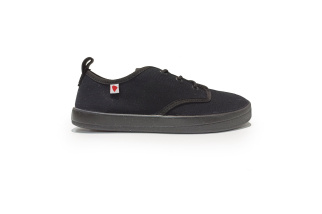 Plátené barefoot tenisky Anatomic ALL IN - čierna/čierna - trojdierkové