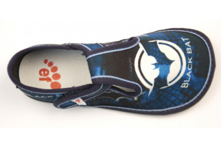 Papuče pre deti - EF - Black Bat