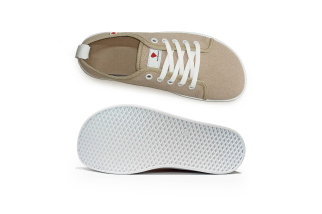 Plátené barefoot tenisky Anatomic ECO -béžová