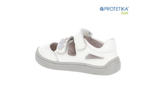 Protetika barefoot - sandále Tery White