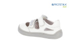 Protetika barefoot - sandále Tery White