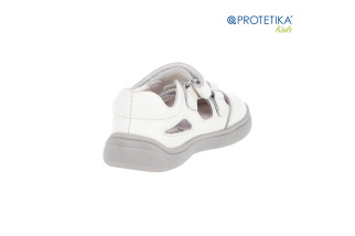 Protetika barefoot - sandále Tery White