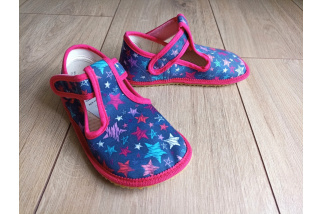 Beda - barefoot papučky NEW - stars