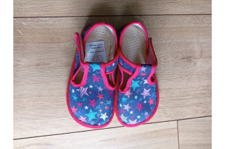 Beda - barefoot papučky NEW - stars