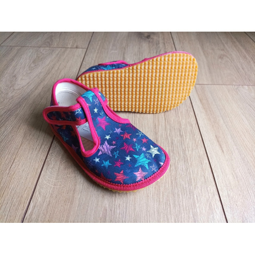 Beda - barefoot papučky NEW - stars