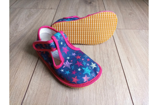 Beda - barefoot papučky NEW - stars