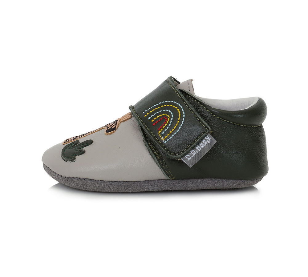 D.D.Step - kožené capačky - Zebra