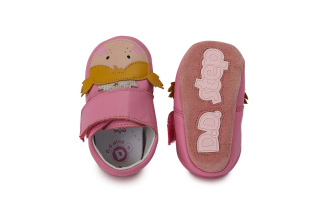 D.D.Step - kožené capačky - Dievčatko