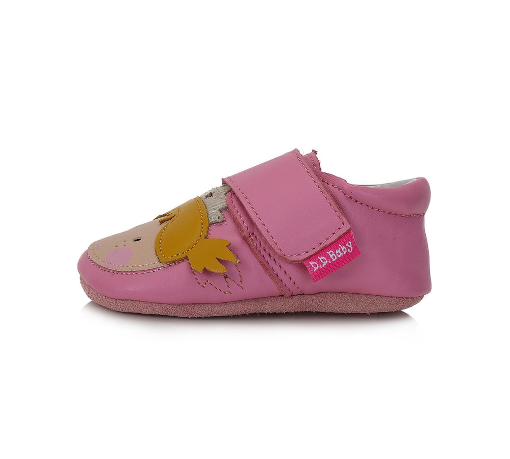 D.D.Step - kožené capačky - Dievčatko