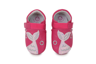 D.D.Step - kožené capačky - Morská panna