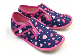 Papuče pre deti - EF - Hearts