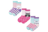 Dievčenské ponožky - set 3ks