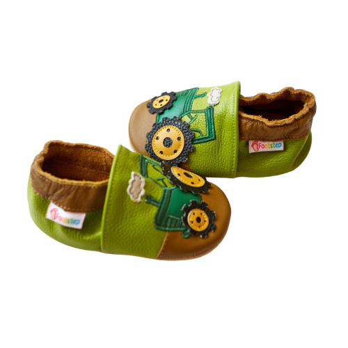 Footstep - kožené capačky traktor