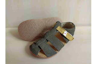 EF barefoot sandálky - zelené