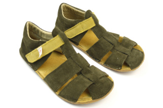 EF barefoot sandálky - zelené