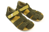 EF barefoot sandálky - zelené