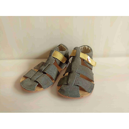 EF barefoot sandálky - zelené