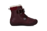 Ponte 20 - Zimné  supinované kožené topánky - Raspberry