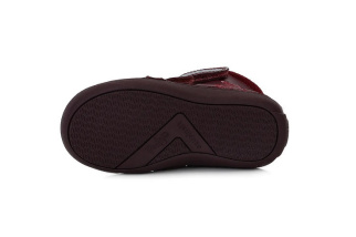 Ponte 20 - Zimné  supinované kožené topánky - Raspberry