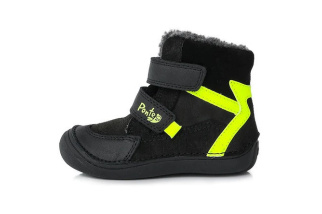 Ponte 20 - Zimné  supinované kožené topánky - Black